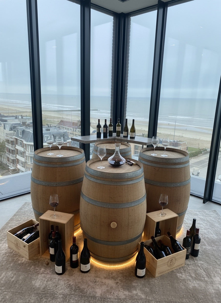 Houten wijnvat 225L
