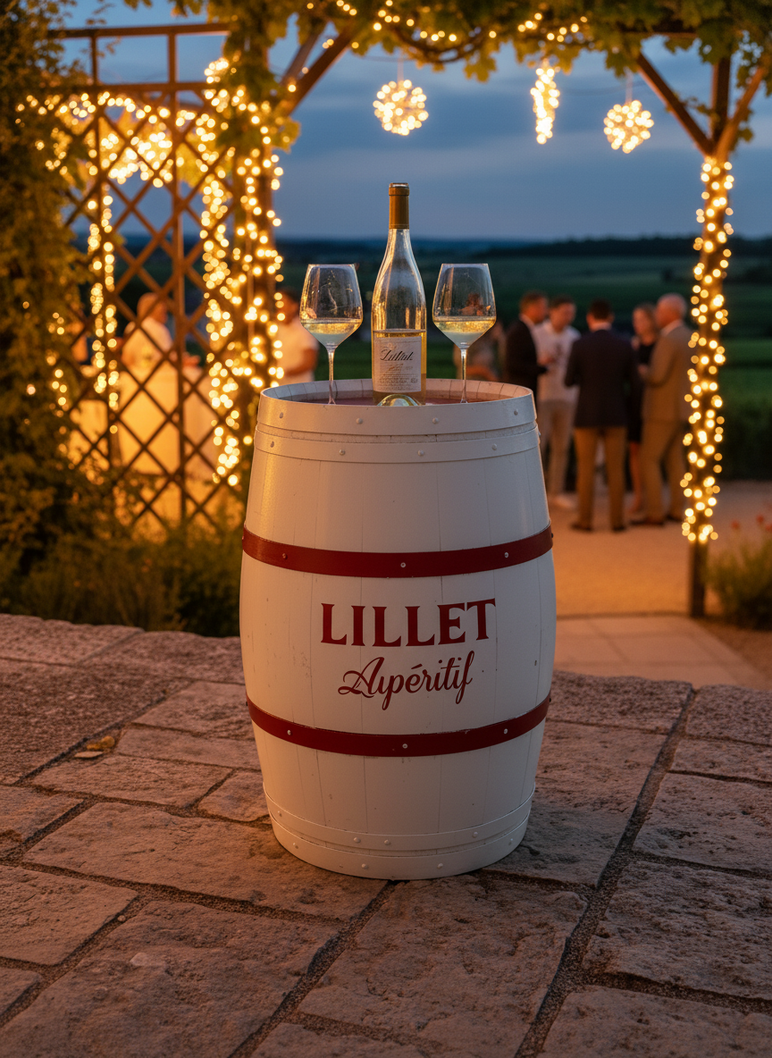 LILLET Houten wijnvat 225L - VERHUUR per stuk